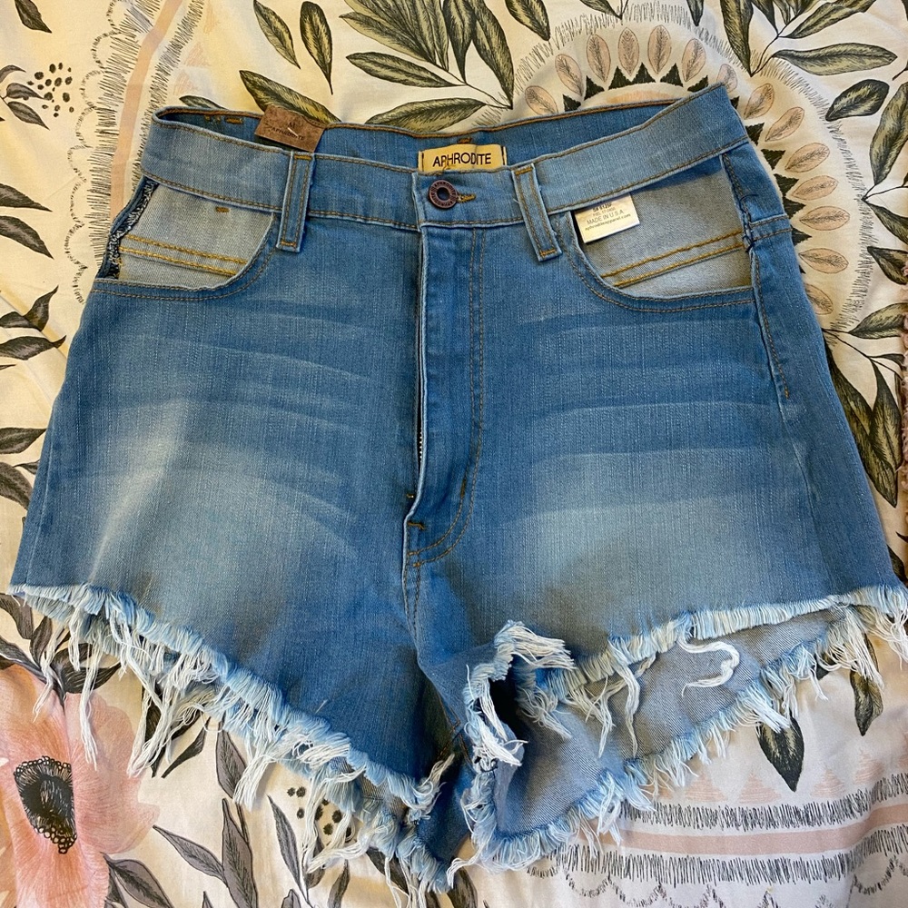 Shorts with unique cut outs